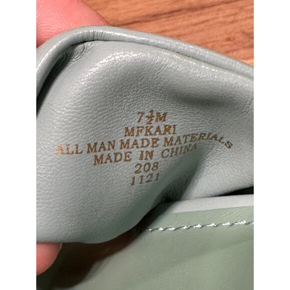 Marc Fisher Women's Kari High Heel Sandals Size 7.5 NWOB Faux Leather Slip Ons - Picture 10 of 12